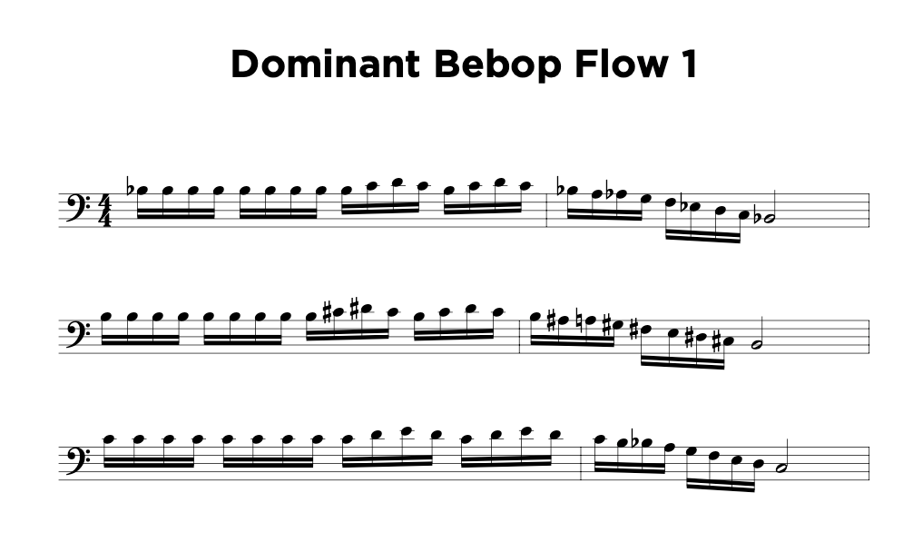 Dominant Bebop Scale Flow 1.0