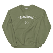 Load image into Gallery viewer, Collegiate Sweatshirt Trombone Unisex Sweatshirt