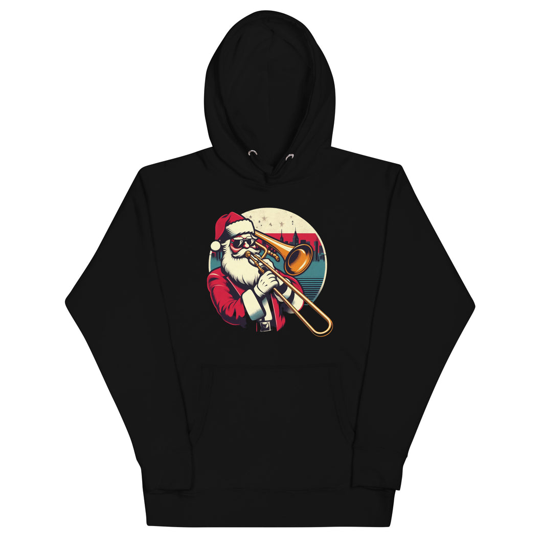 Trombone Santa Unisex Hoodie