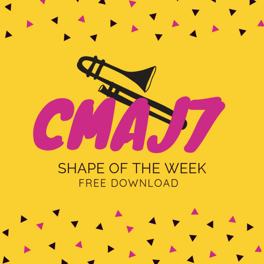 C Major 7 Shape of the week!